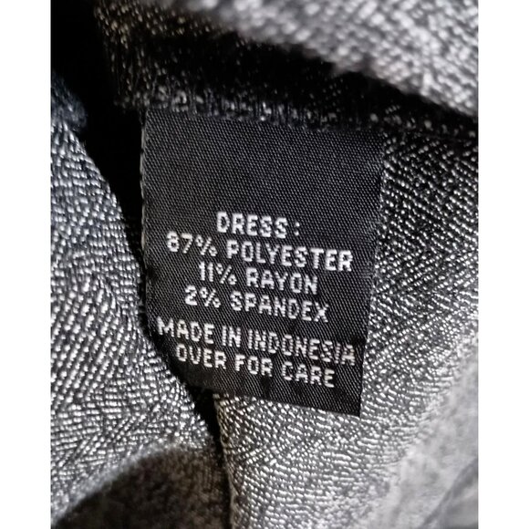 BCX Classic Gray Fitted Dress Juniors Size 7 Career Casual Party No Belt - Picture 3 of 7